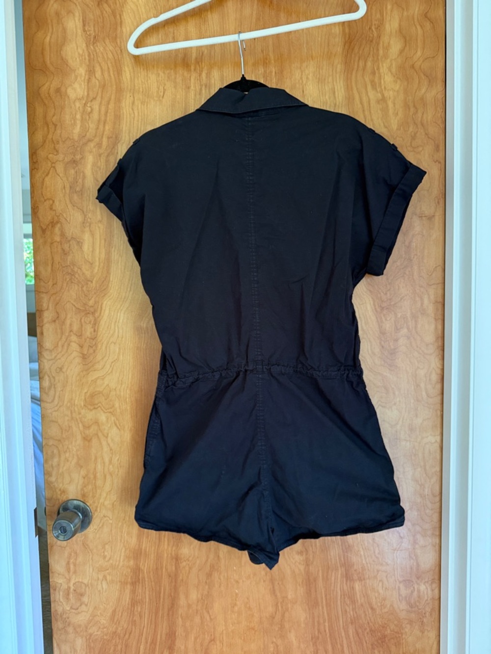 pistola Black Short-Sleeve Utility Romper Jacket - Picture 3 of 3